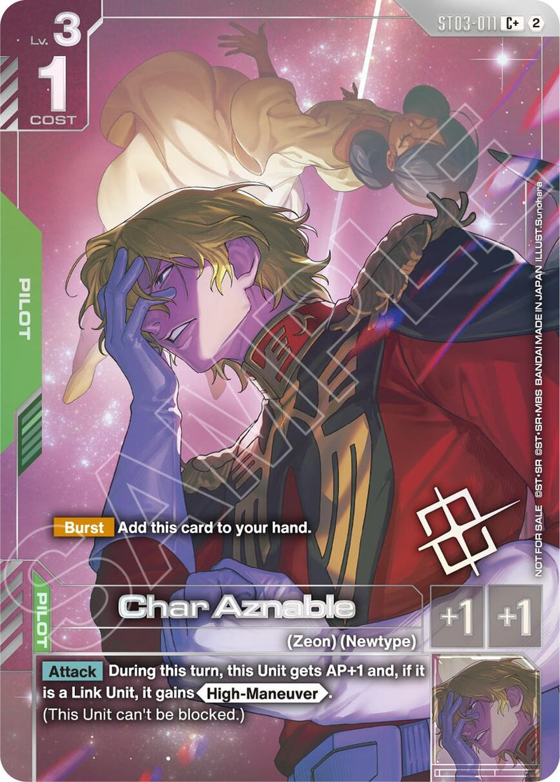Image for Char Aznable (World Championship Regionals 26-27 Season 2) (Finalist) (ST03-011) [Gundam Promotional Cards] - Gundam Card Game