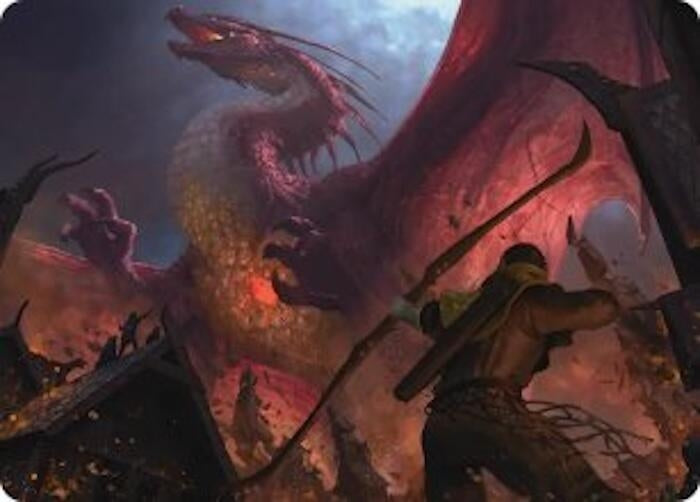 Image for Magnificent End Art Card (5) [Art Series: The Hobbit] - Magic: The Gathering