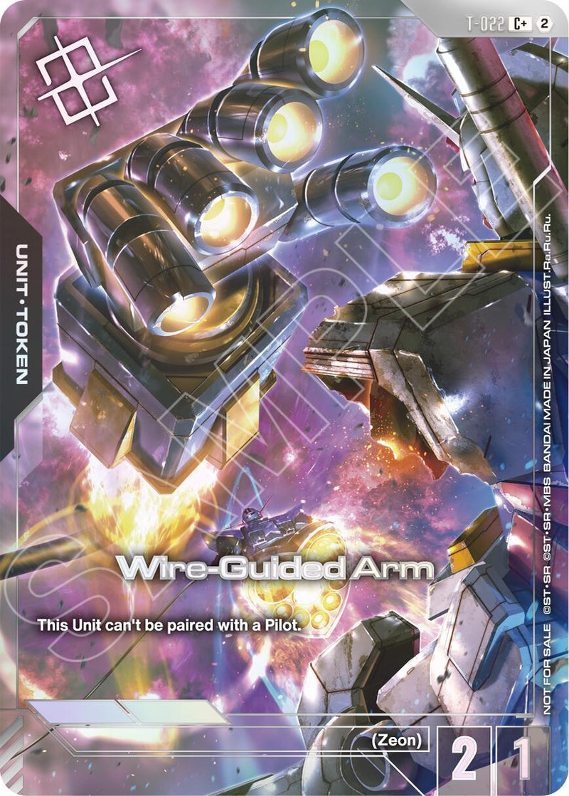 Image for Wire-Guided Arm (T-022) Token (Right Hand) (World Championship Regionals 26-27 Season 2) (Finalist) (T-022) [Gundam Promotional Cards] - Gundam Card Game