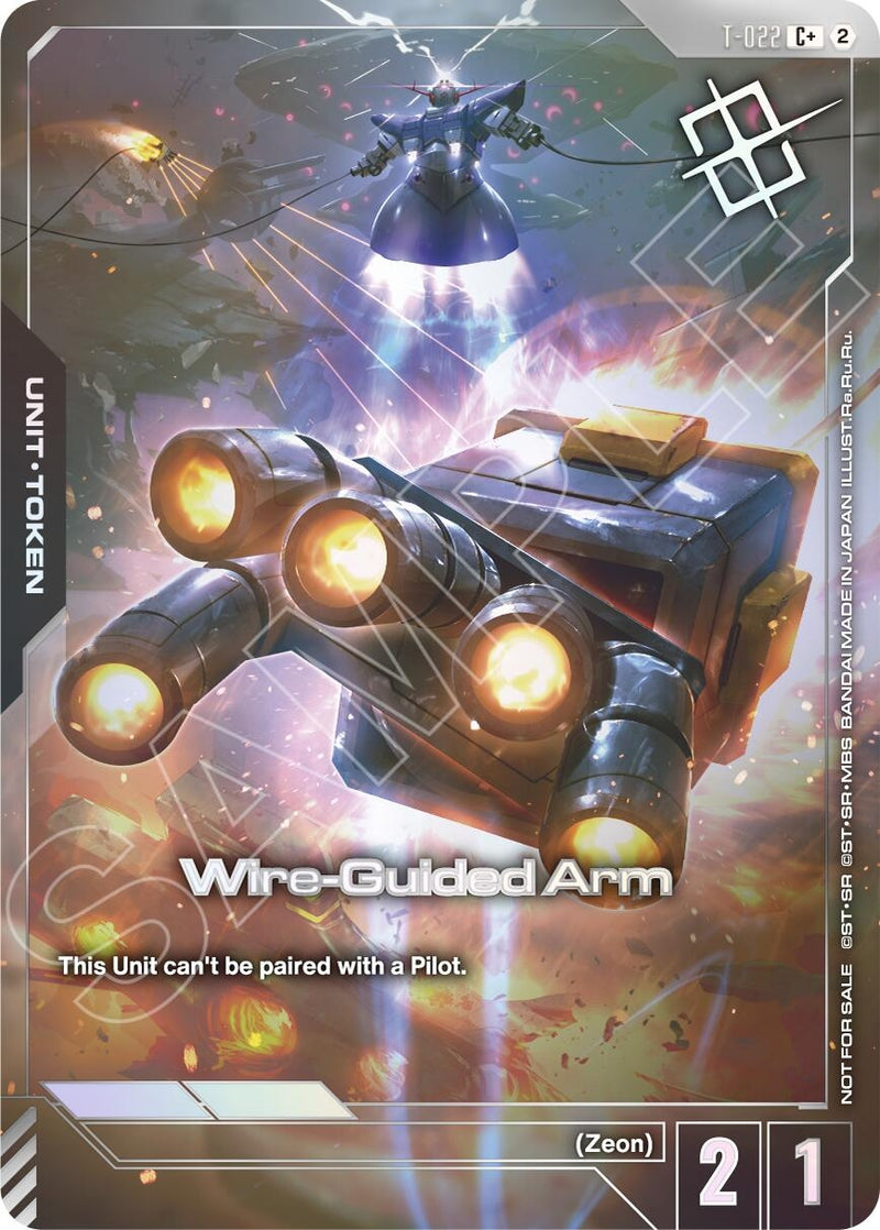 Image for Wire-Guided Arm (T-022) Token (Left Hand) (World Championship Regionals 26-27 Season 2) (Finalist) (T-022) [Gundam Promotional Cards] - Gundam Card Game