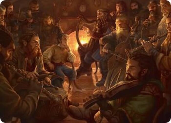 Image for An Unexpected Party Art Card (6) [Art Series: The Hobbit] - Magic: The Gathering