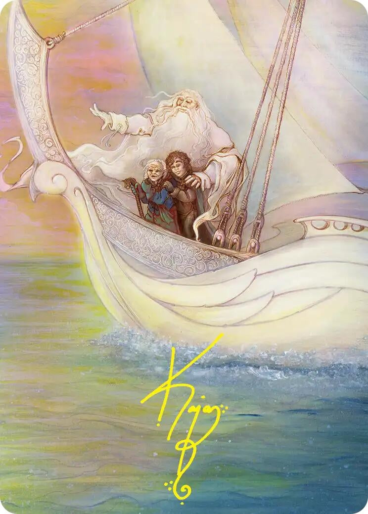 Image for Dawn of a New Age Art Card (Gold-Stamped Signature) (26) [Art Series: The Hobbit] - Magic: The Gathering