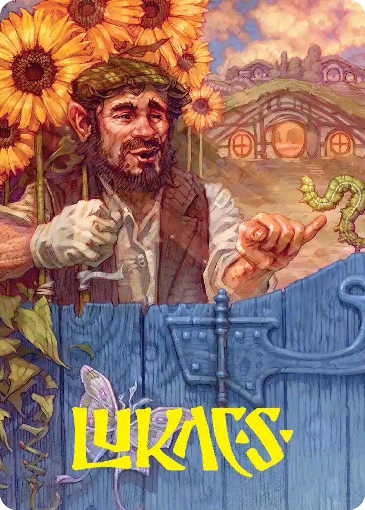 Image for The Gaffer Art Card (Gold-Stamped Signature) (28) [Art Series: The Hobbit] - Magic: The Gathering