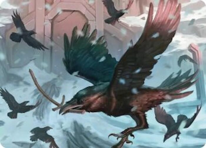 Image for Ravenhill Flock Art Card (11) [Art Series: The Hobbit] - Magic: The Gathering