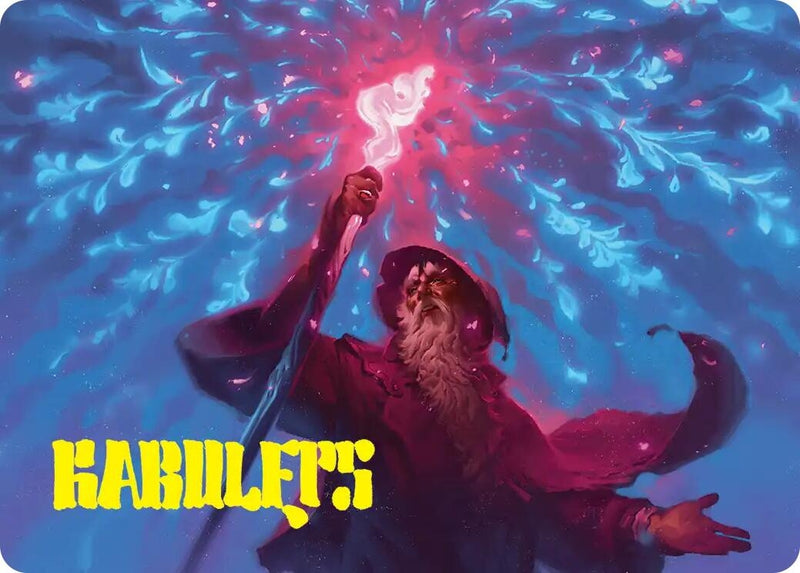 Image for Wizard's Staff Art Card (Gold-Stamped Signature) (15) [Art Series: The Hobbit] - Magic: The Gathering