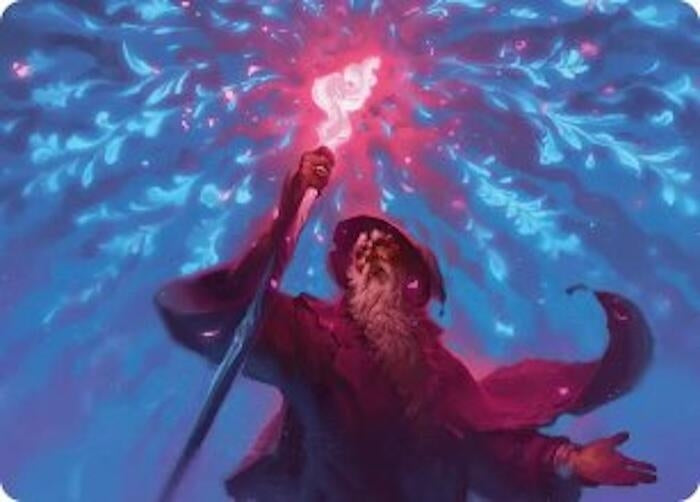 Image for Wizard's Staff Art Card (15) [Art Series: The Hobbit] - Magic: The Gathering