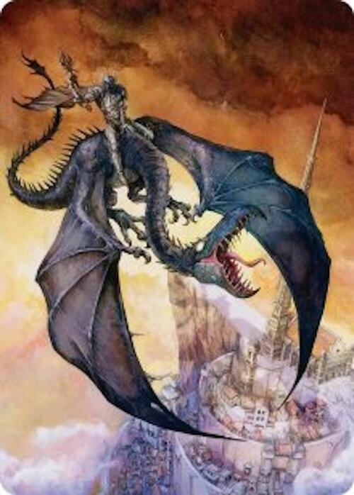 Image for Witch-king, Bringer of Ruin Art Card (32) [Art Series: The Hobbit] - Magic: The Gathering