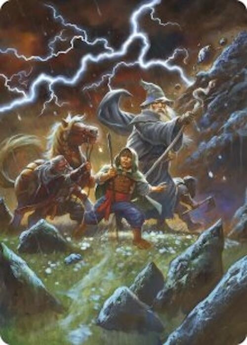 Image for Call Forth the Tempest Art Card (33) [Art Series: The Hobbit] - Magic: The Gathering