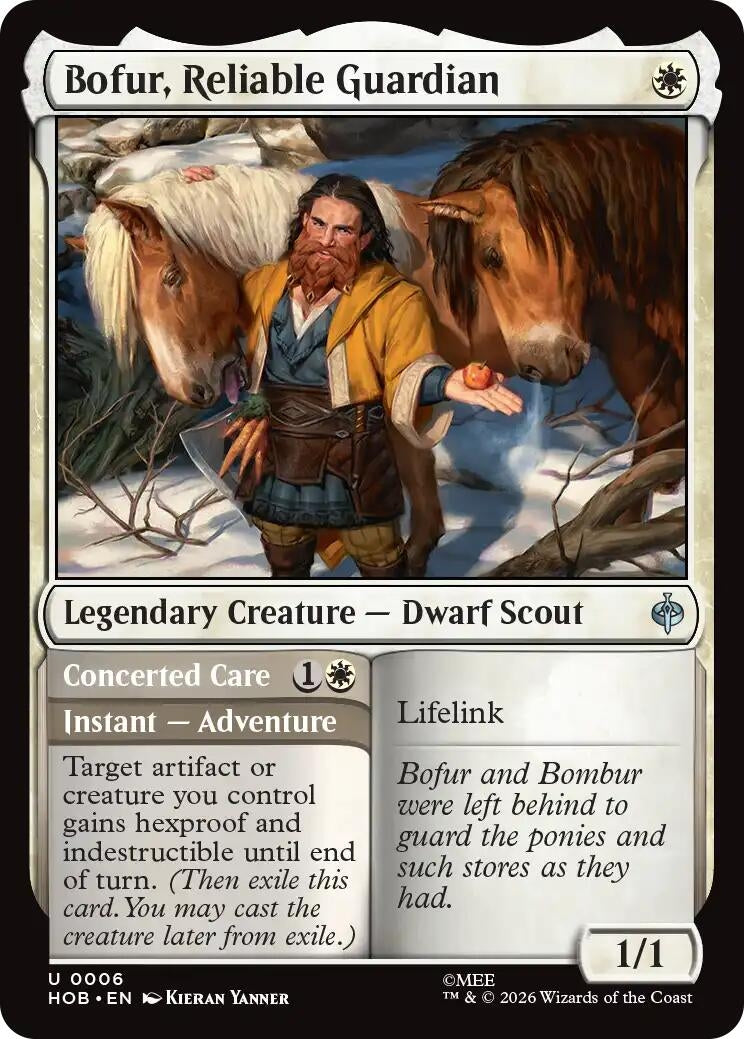 Image for Bofur, Reliable Guardian (6) [The Hobbit] - Magic: The Gathering