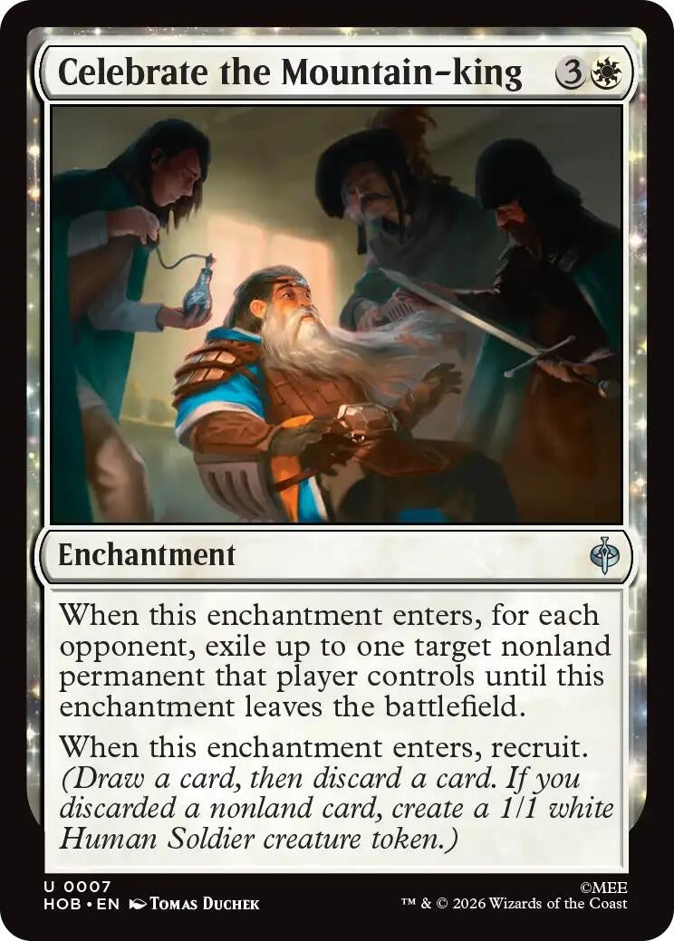 Image for Celebrate the Mountain-king (7) [The Hobbit] - Magic: The Gathering