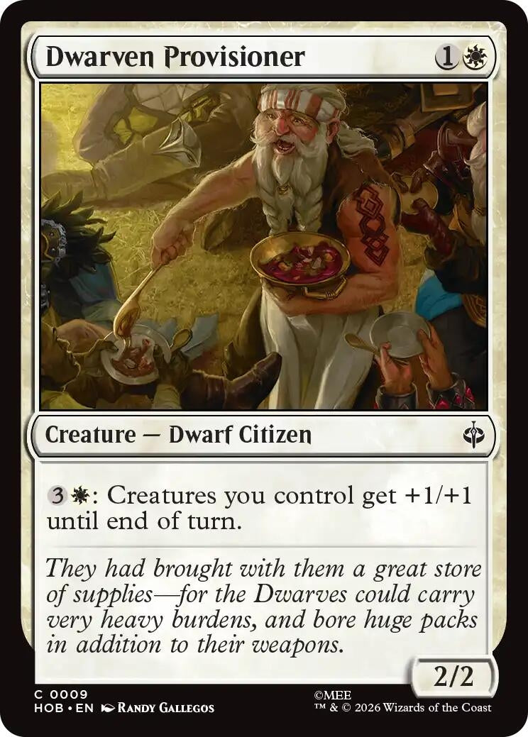 Image for Dwarven Provisioner (9) [The Hobbit] - Magic: The Gathering