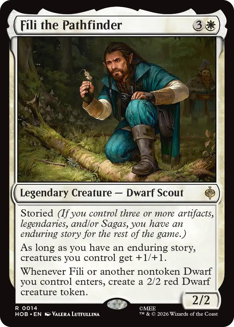Image for Fili the Pathfinder (14) [The Hobbit] - Magic: The Gathering