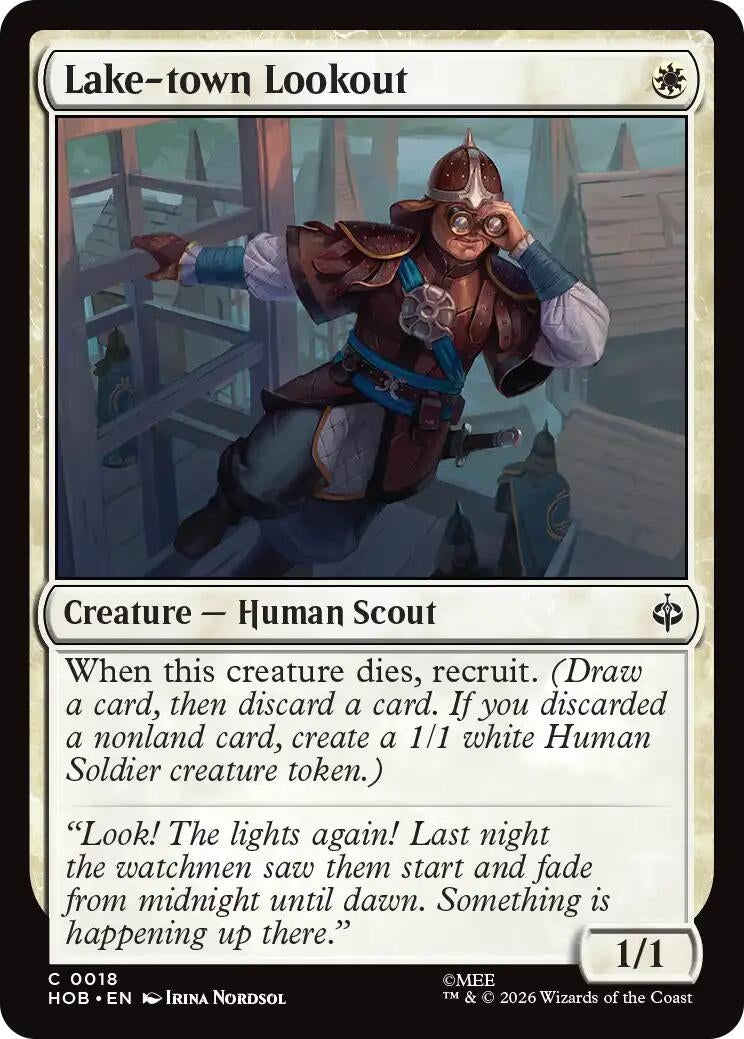 Image for Lake-town Lookout (18) [The Hobbit] - Magic: The Gathering