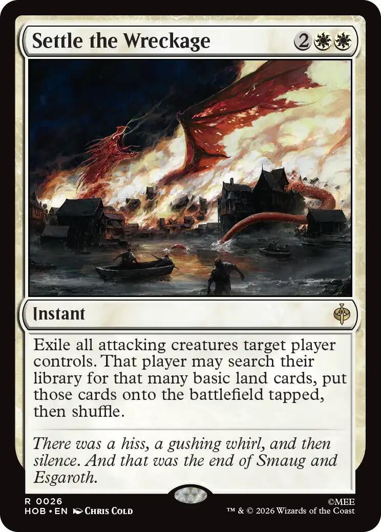Image for Settle the Wreckage (26) [The Hobbit] - Magic: The Gathering