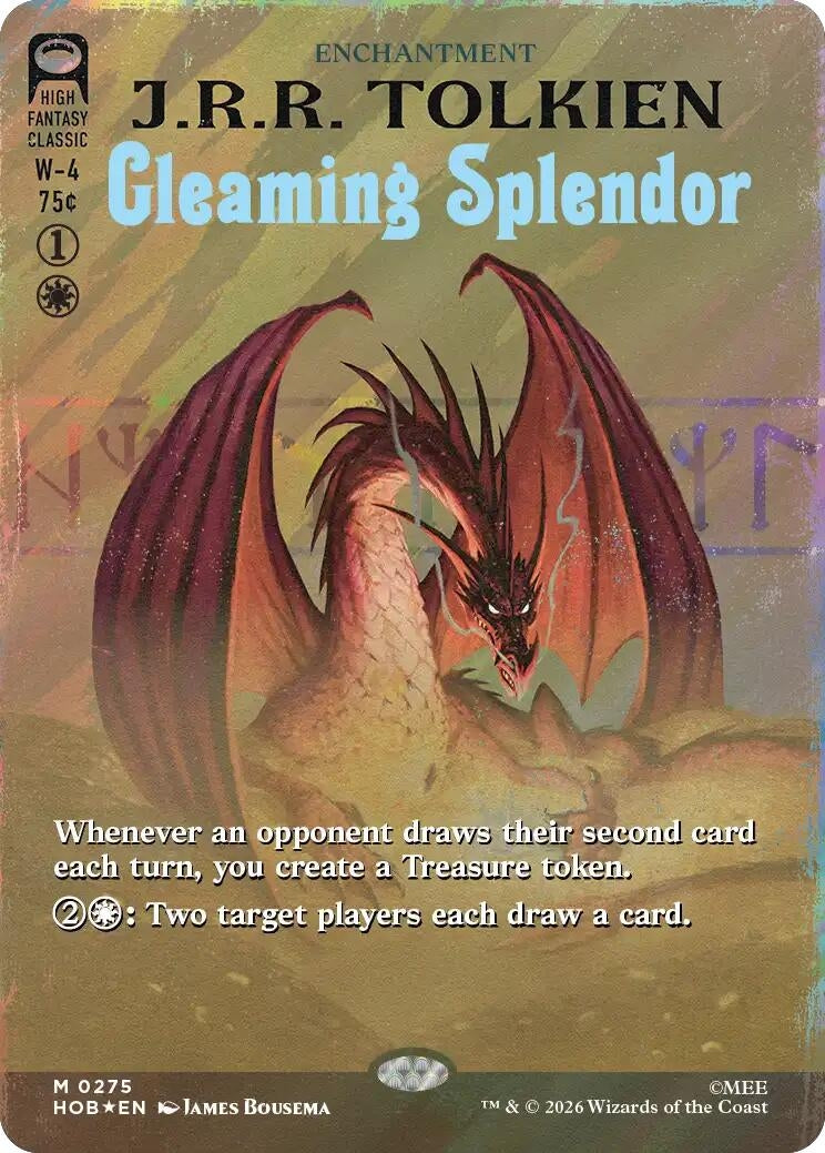 Image for Gleaming Splendor (Borderless) (Surge Foil) (275) [The Hobbit] - Magic: The Gathering