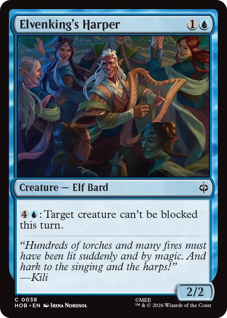 Image for Elvenking's Harper (38) [The Hobbit] - Magic: The Gathering