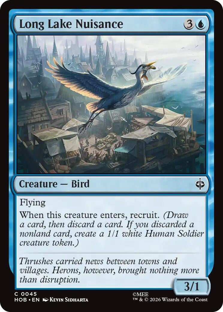 Image for Long Lake Nuisance (45) [The Hobbit] - Magic: The Gathering