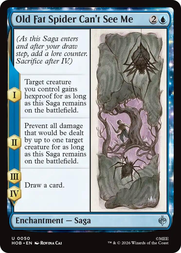 Image for Old Fat Spider Can't See Me (50) [The Hobbit] - Magic: The Gathering