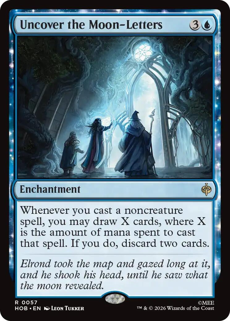 Image for Uncover the Moon-Letters (57) [The Hobbit] - Magic: The Gathering