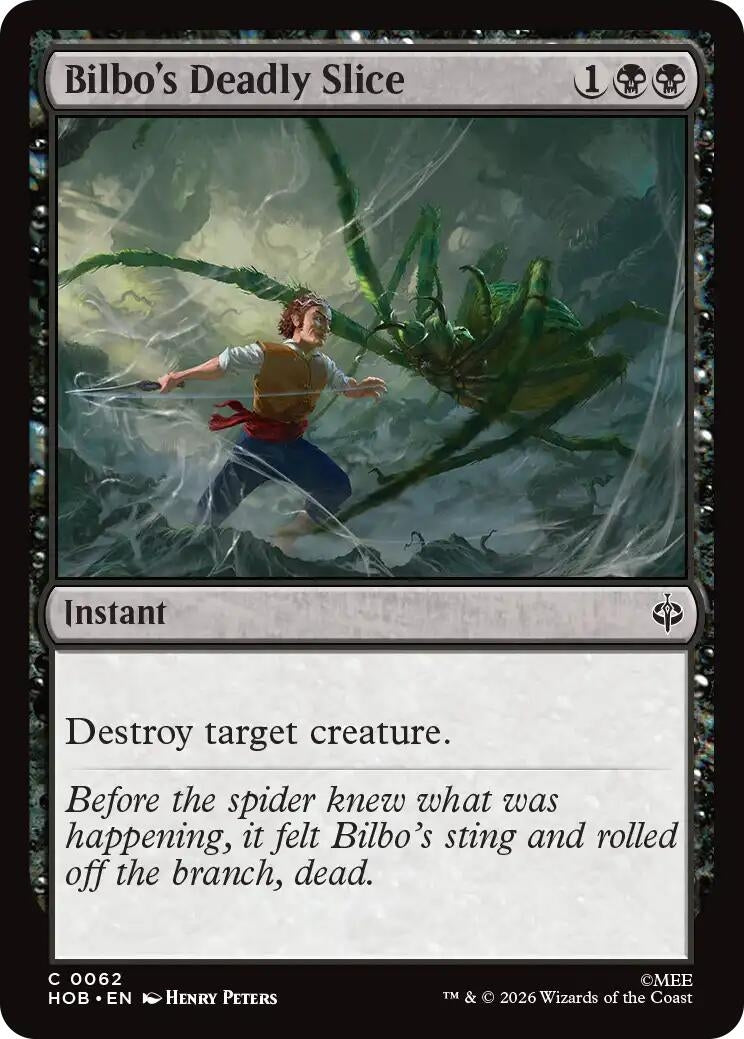 Image for Bilbo's Deadly Slice (62) [The Hobbit] - Magic: The Gathering