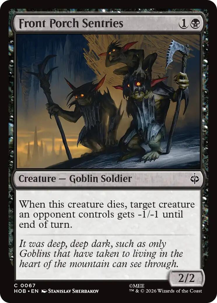Image for Front Porch Sentries (67) [The Hobbit] - Magic: The Gathering