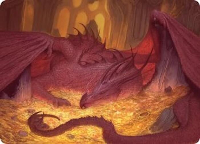 Image for Smaug the Magnificent Art Card (43) [Art Series: The Hobbit] - Magic: The Gathering