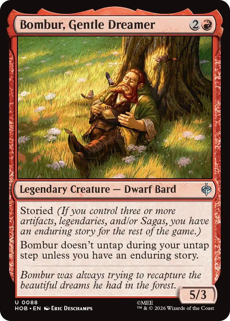 Image for Bombur, Gentle Dreamer (88) [The Hobbit] - Magic: The Gathering