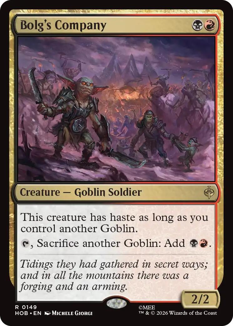 Image for Bolg's Company (149) [The Hobbit] - Magic: The Gathering