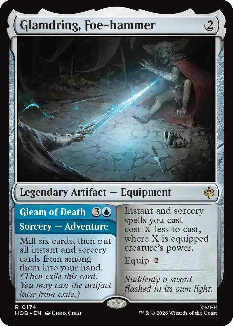 Image for Glamdring, Foe-hammer (174) [The Hobbit] - Magic: The Gathering