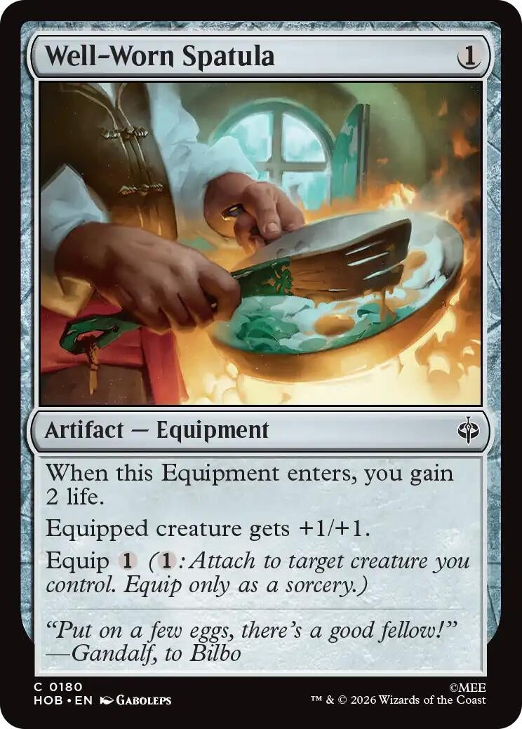 Image for Well-Worn Spatula (180) [The Hobbit] - Magic: The Gathering