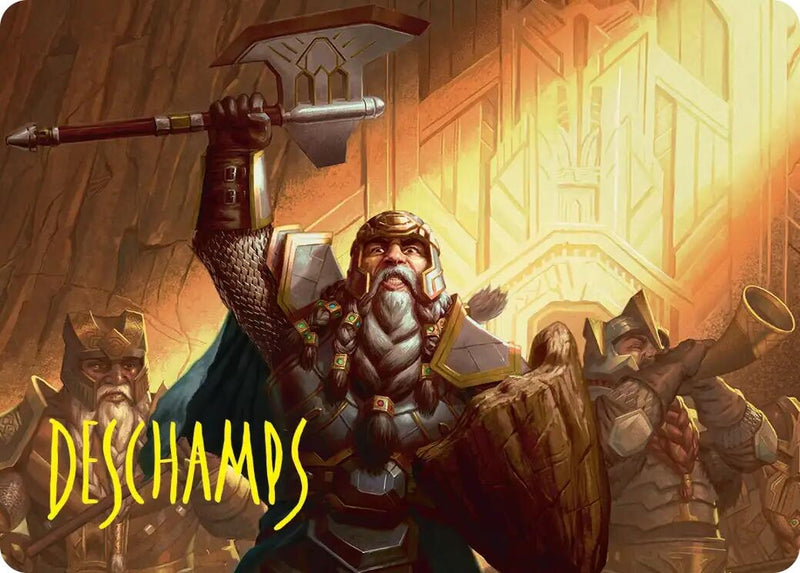 Image for Thorin, Company's Leader Art Card (Gold-Stamped Signature) (47) [Art Series: The Hobbit] - Magic: The Gathering