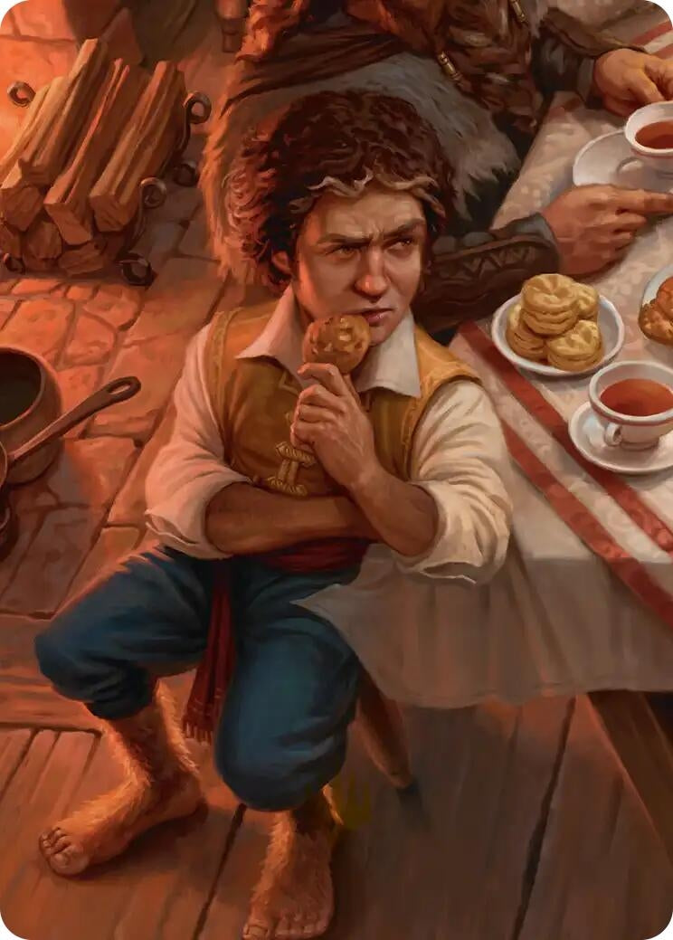 Image for Bilbo, Fellow Conspirator Art Card (4/12) (4) [Art Series: The Hobbit] - Magic: The Gathering