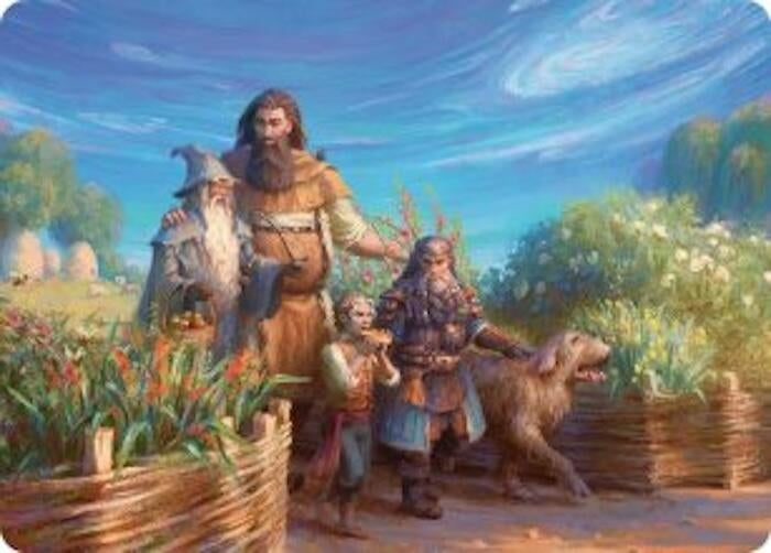 Image for Beorn's Hospitality Art Card (20) [Art Series: The Hobbit] - Magic: The Gathering