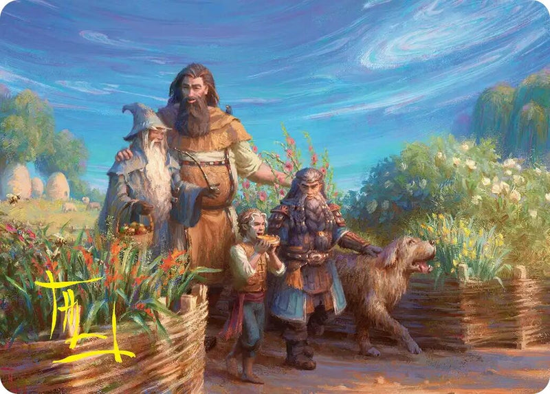 Image for Beorn's Hospitality Art Card (Gold-Stamped Signature) (20) [Art Series: The Hobbit] - Magic: The Gathering