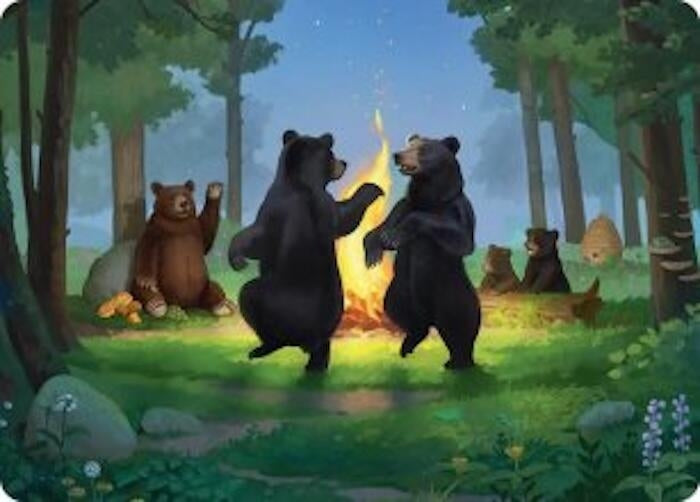 Image for Dancing from Dark to Dawn Art Card (21) [Art Series: The Hobbit] - Magic: The Gathering