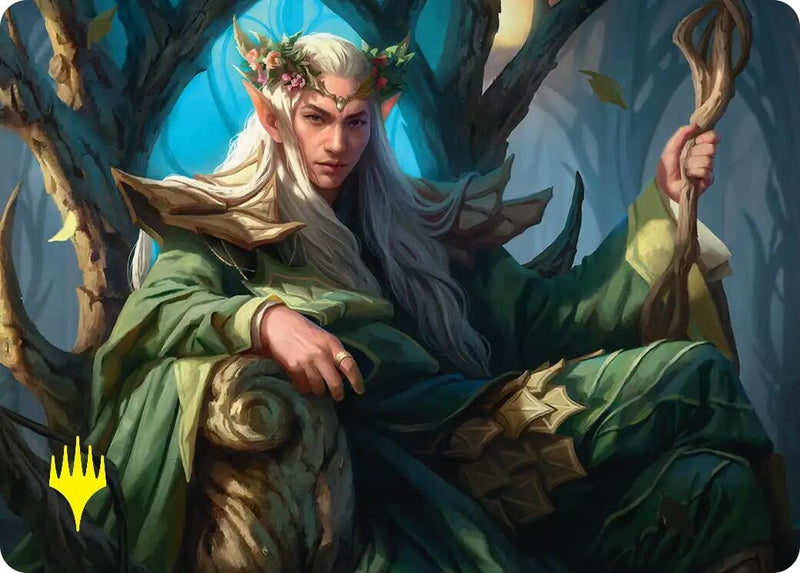 Image for Thranduil, the Elvenking Art Card (Gold-Stamped) (22) [Art Series: The Hobbit] - Magic: The Gathering