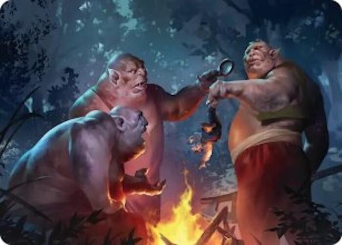 Image for Tom, Bert, and William Art Card (25) [Art Series: The Hobbit] - Magic: The Gathering