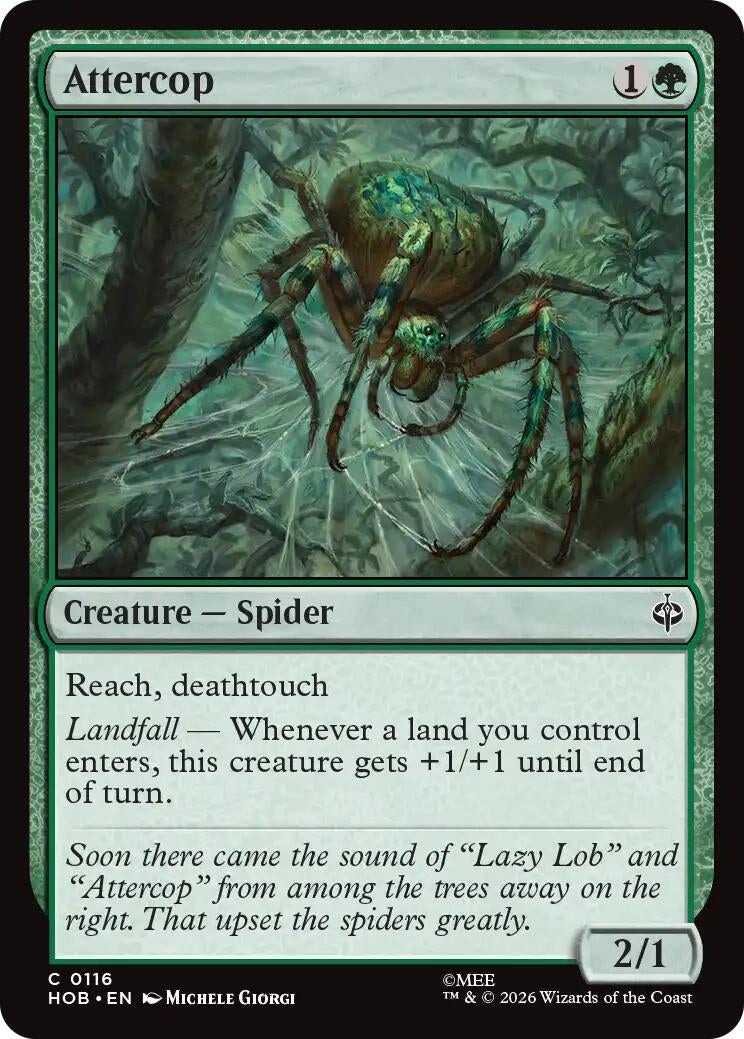 Image for Attercop (116) [The Hobbit] - Magic: The Gathering