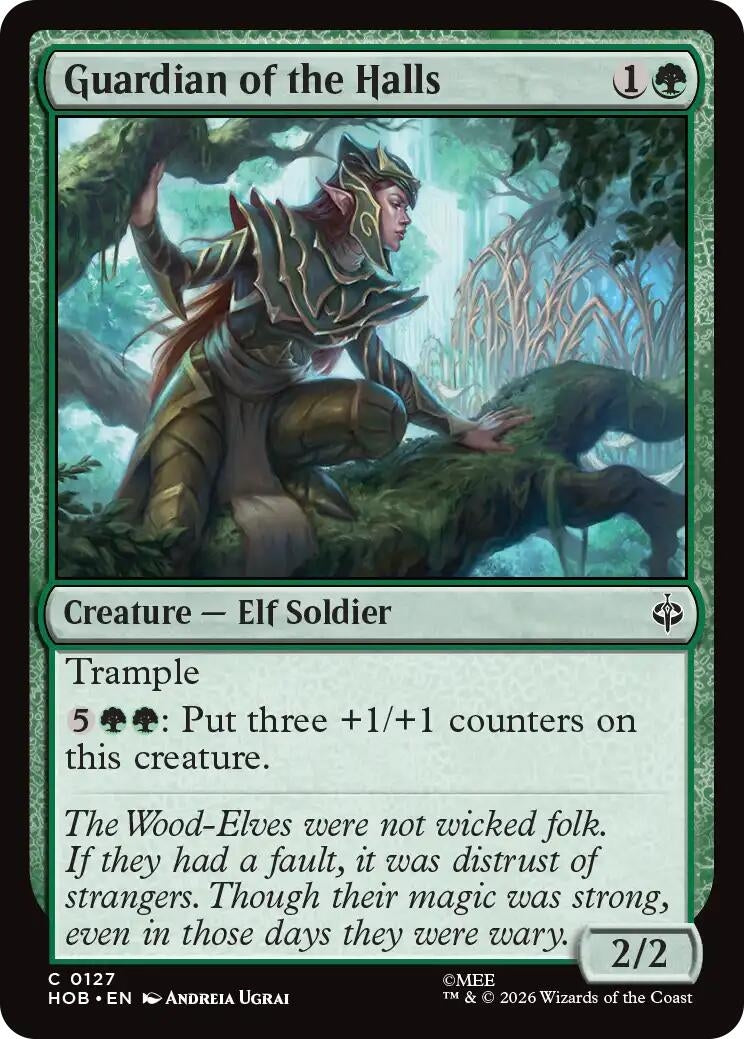 Image for Guardian of the Halls (127) [The Hobbit] - Magic: The Gathering