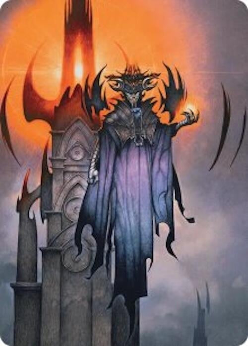 Image for Sauron, the Lidless Eye Art Card (36) [Art Series: The Hobbit] - Magic: The Gathering