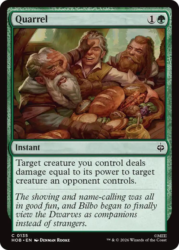 Image for Quarrel (135) [The Hobbit] - Magic: The Gathering
