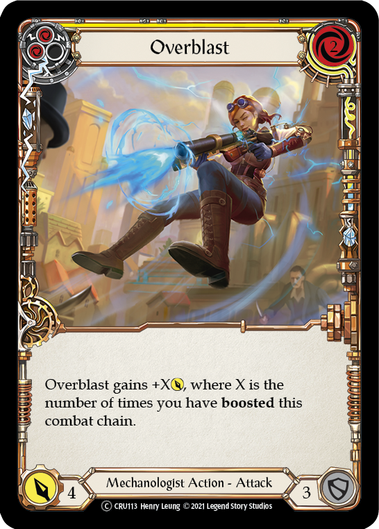 Overblast (Yellow) (CRU113) [Crucible of War]