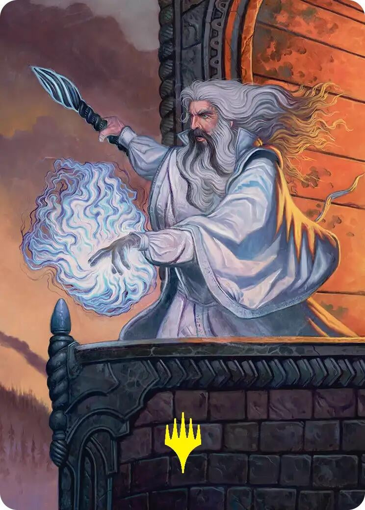 Image for Saruman of Many Colors Art Card (Gold-Stamped) (35) [Art Series: The Hobbit] - Magic: The Gathering