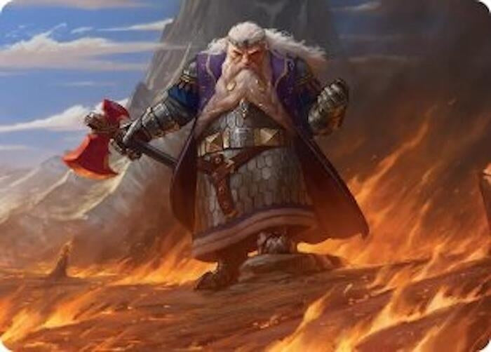 Image for Dain of the Ancient Halls Art Card (48) [Art Series: The Hobbit] - Magic: The Gathering