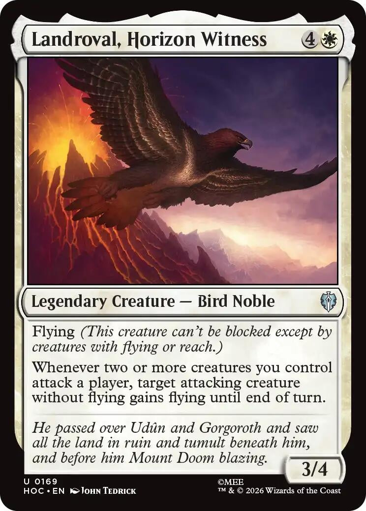 Image for Landroval, Horizon Witness (169) [The Hobbit: Eternal-Legal] - Magic: The Gathering