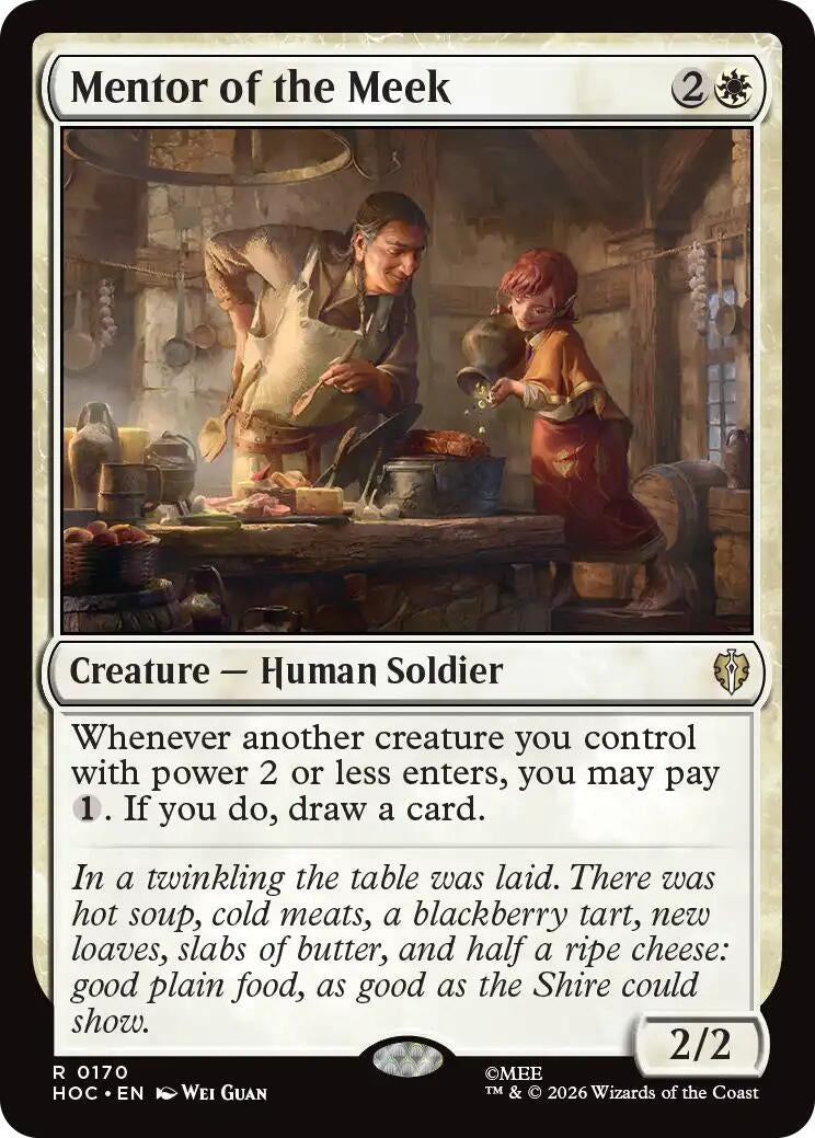 Image for Mentor of the Meek (170) [The Hobbit: Eternal-Legal] - Magic: The Gathering