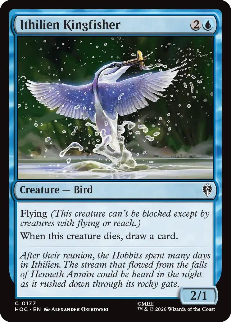 Image for Ithilien Kingfisher (177) [The Hobbit: Eternal-Legal] - Magic: The Gathering