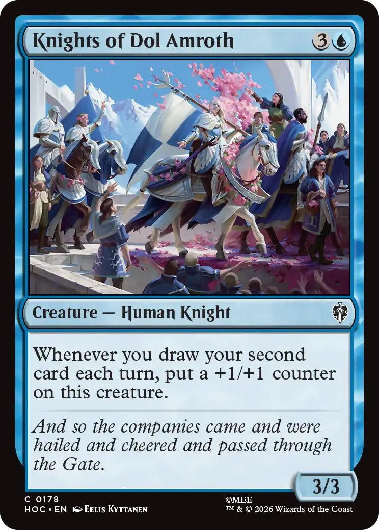 Image for Knights of Dol Amroth (178) [The Hobbit: Eternal-Legal] - Magic: The Gathering