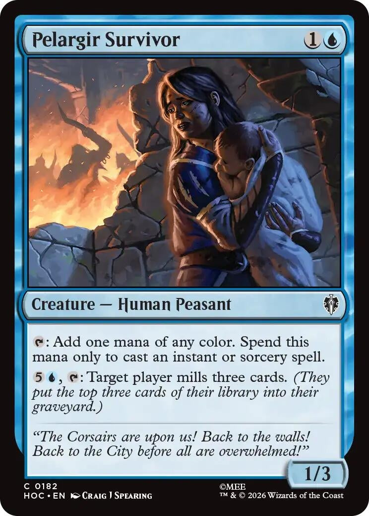 Image for Pelargir Survivor (182) [The Hobbit: Eternal-Legal] - Magic: The Gathering