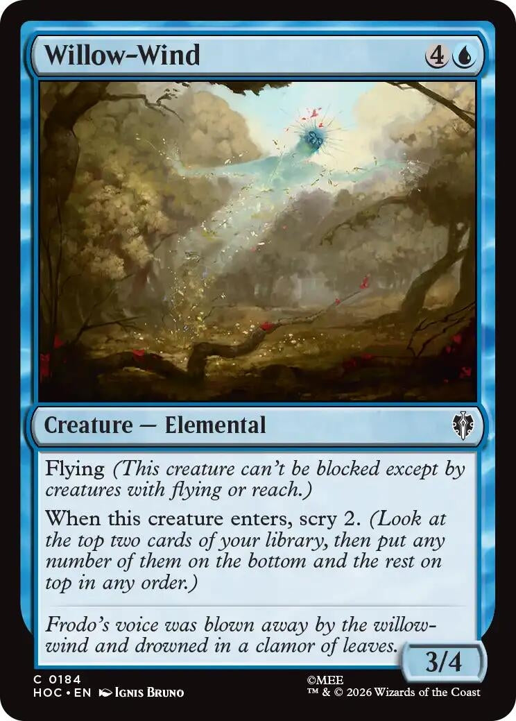 Image for Willow-Wind (184) [The Hobbit: Eternal-Legal] - Magic: The Gathering